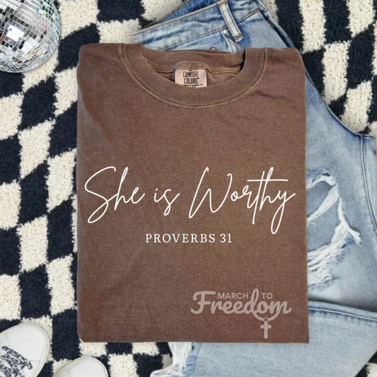 MTF299 - She Is Worthy Proverbs 31