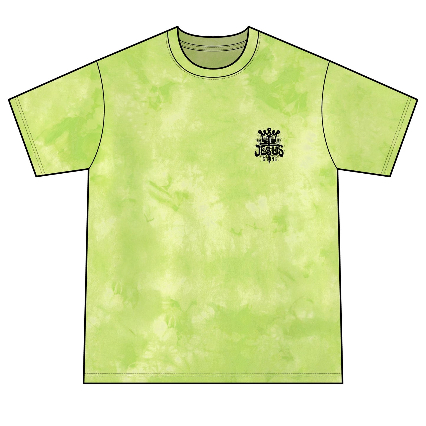 MTF322 - Jesus Is King Tie-Dye