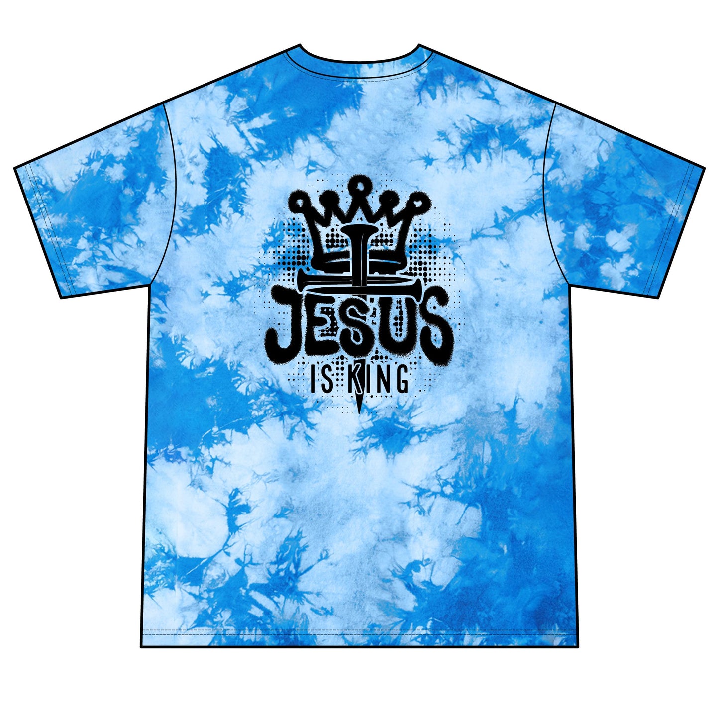 MTF322 - Jesus Is King Tie-Dye