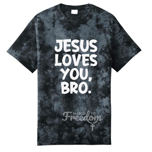 MTF318 - Jesus Loves You Bro Tie-Dye