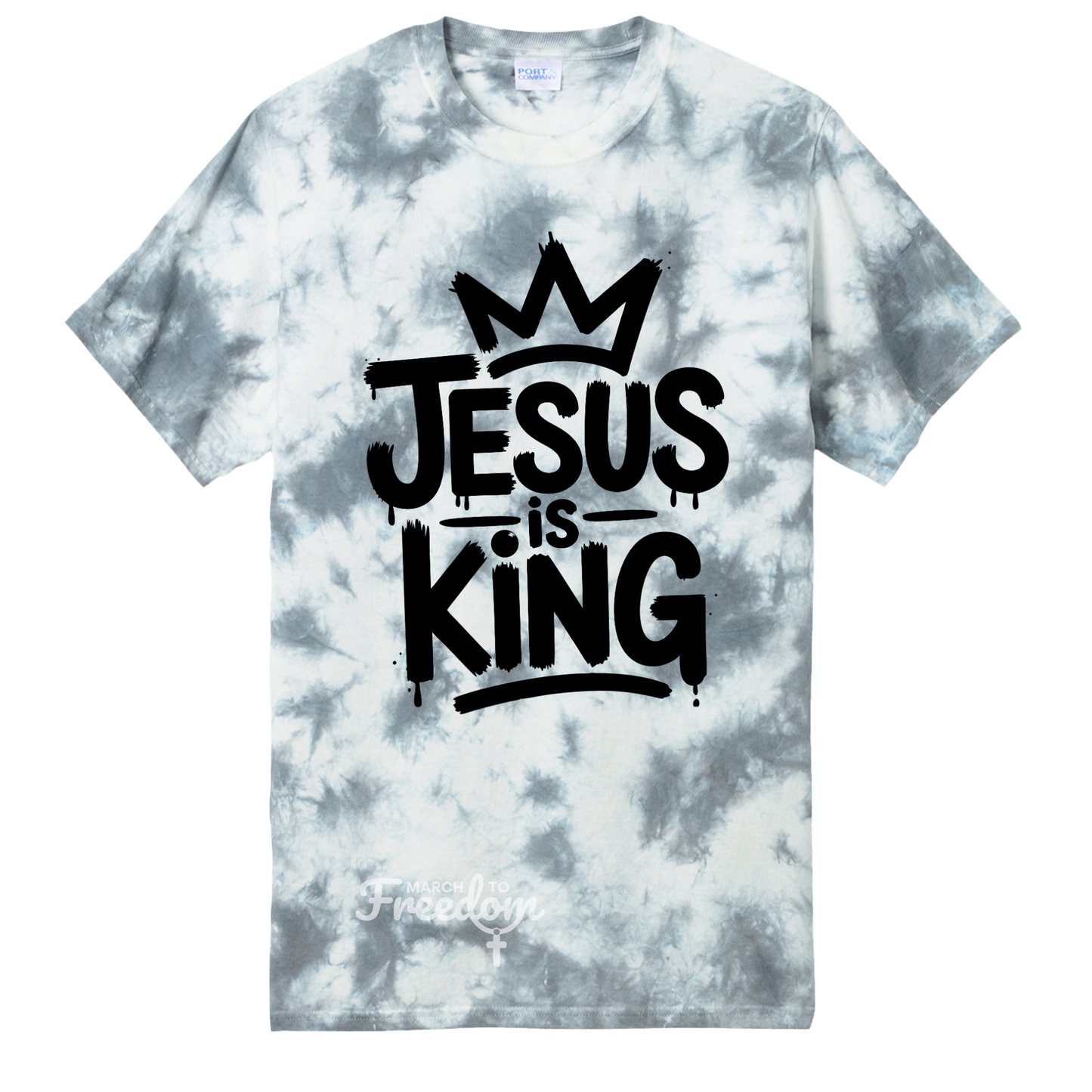 MTF109 - Jesus Is King Tie-Dye