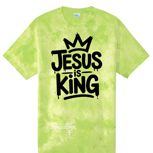 MTF109 - Jesus Is King Tie-Dye