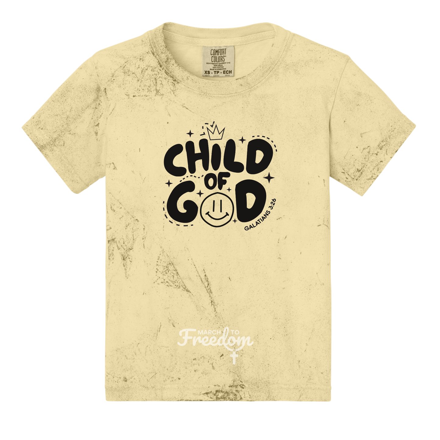 MTF321 - Child of God Tie-Dye Youth T-Shirt