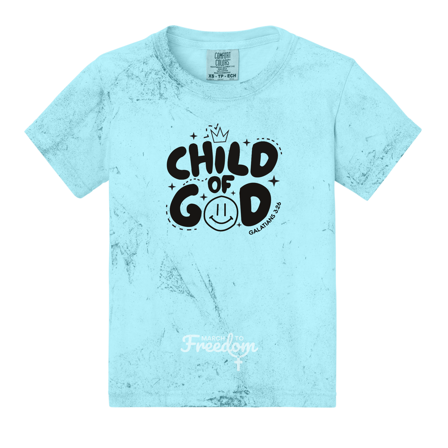 MTF321 - Child of God Tie-Dye Youth T-Shirt