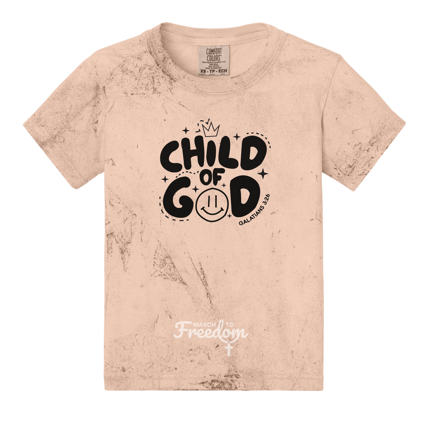 MTF321 - Child of God Tie-Dye Youth T-Shirt