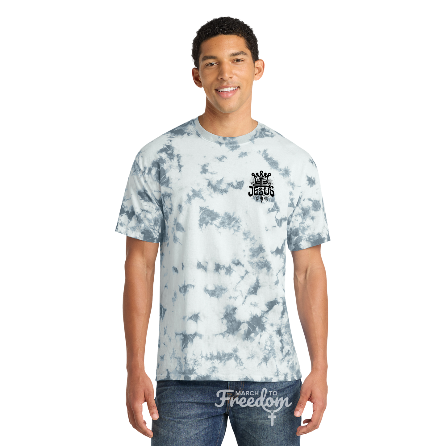 MTF322 - Jesus Is King Tie-Dye