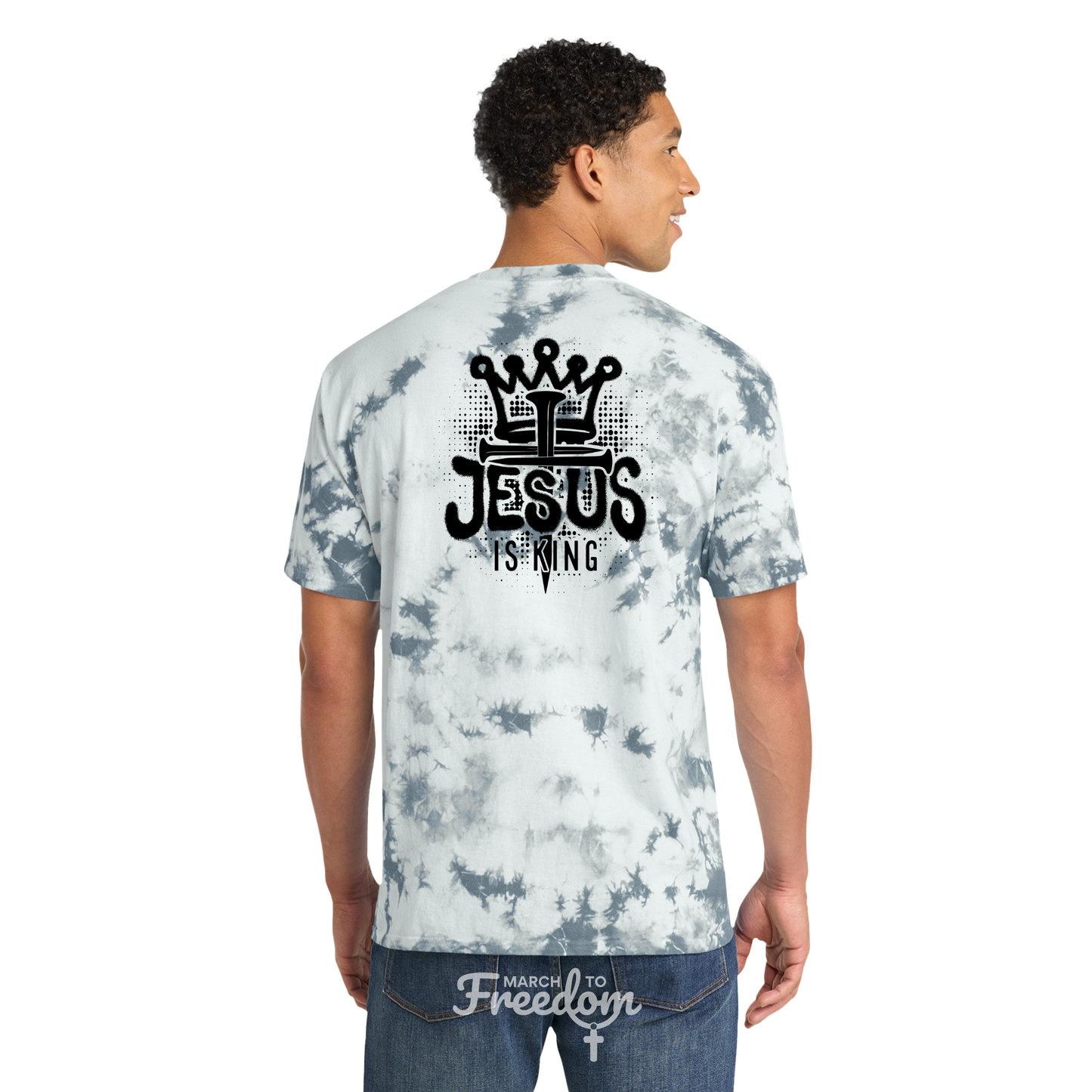 MTF322 - Jesus Is King Tie-Dye