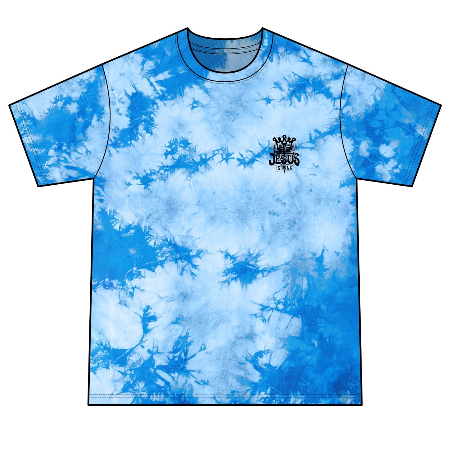 MTF322 - Jesus Is King Tie-Dye