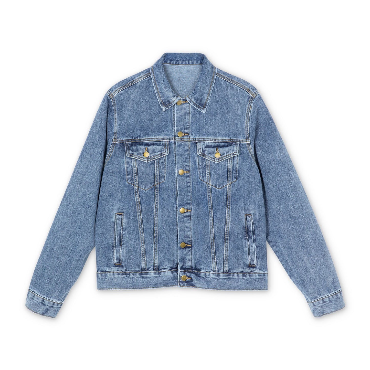 MTF323 - Men's Denim Jacket Love Like Jesus