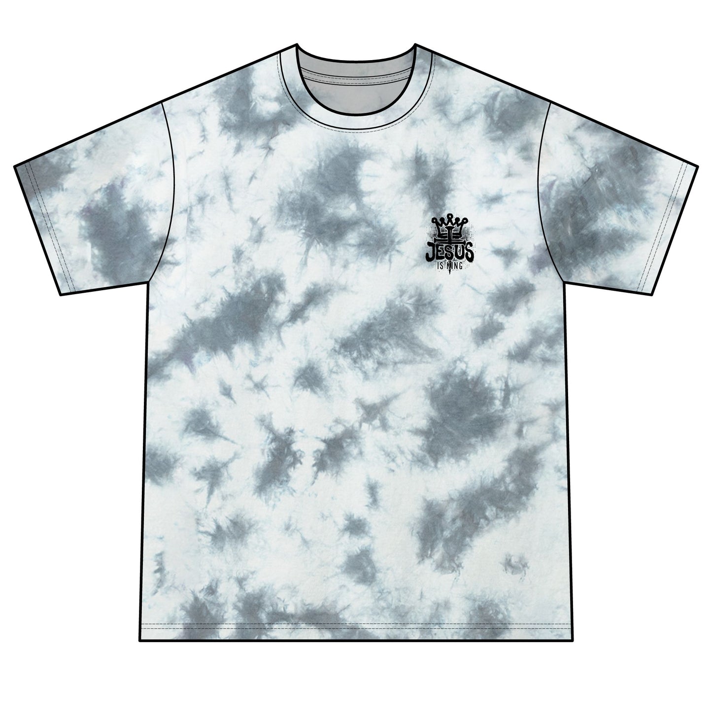 MTF322 - Jesus Is King Tie-Dye