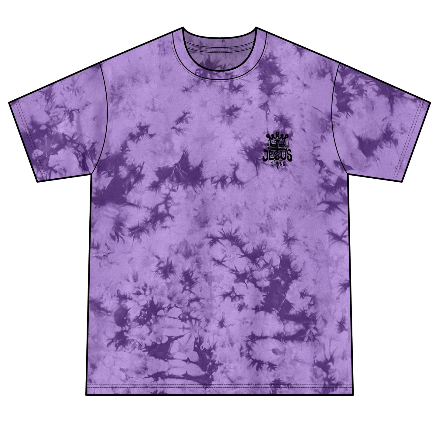 MTF322 - Jesus Is King Tie-Dye