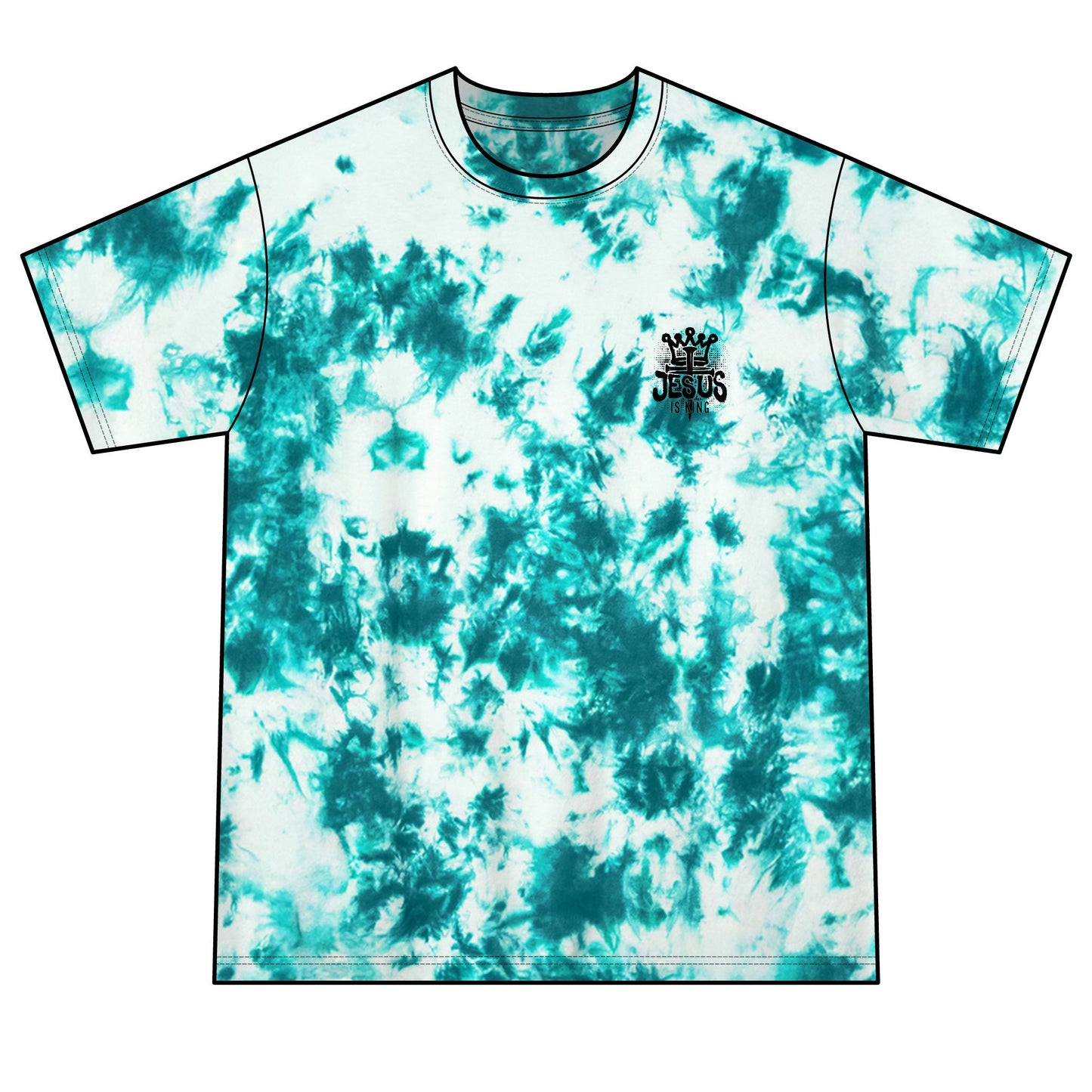 MTF322 - Jesus Is King Tie-Dye