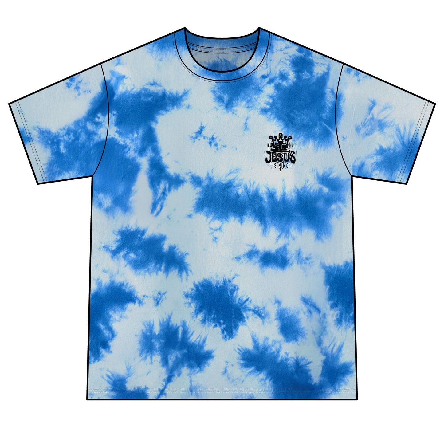 MTF322 - Jesus Is King Tie-Dye