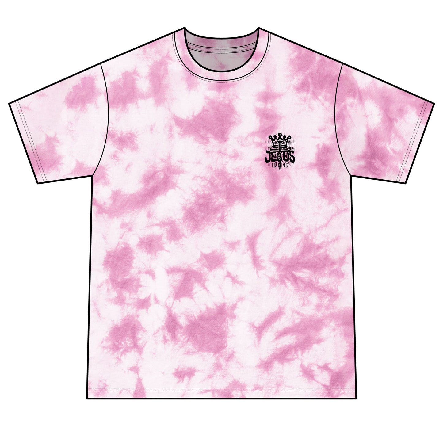 MTF322 - Jesus Is King Tie-Dye