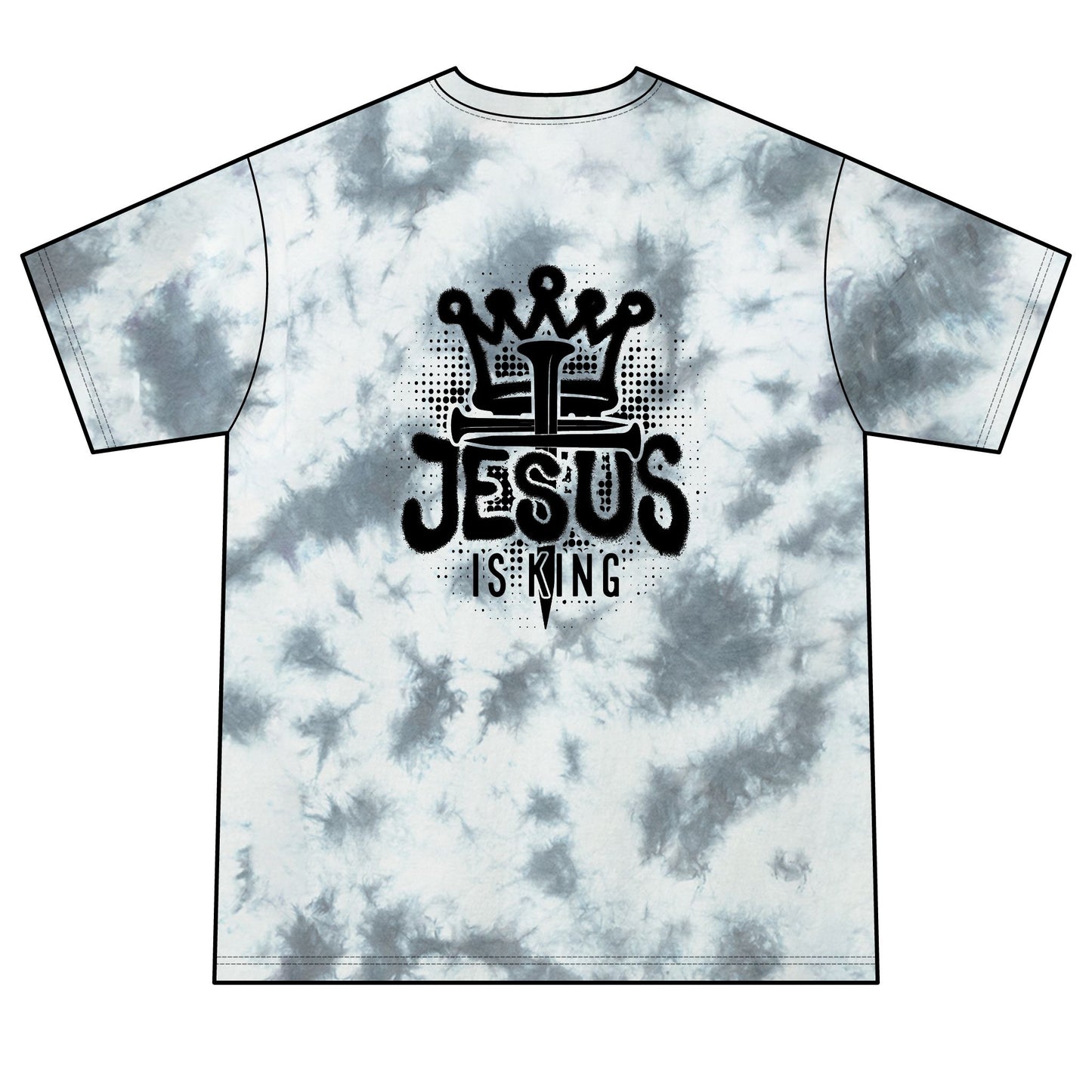 MTF322 - Jesus Is King Tie-Dye