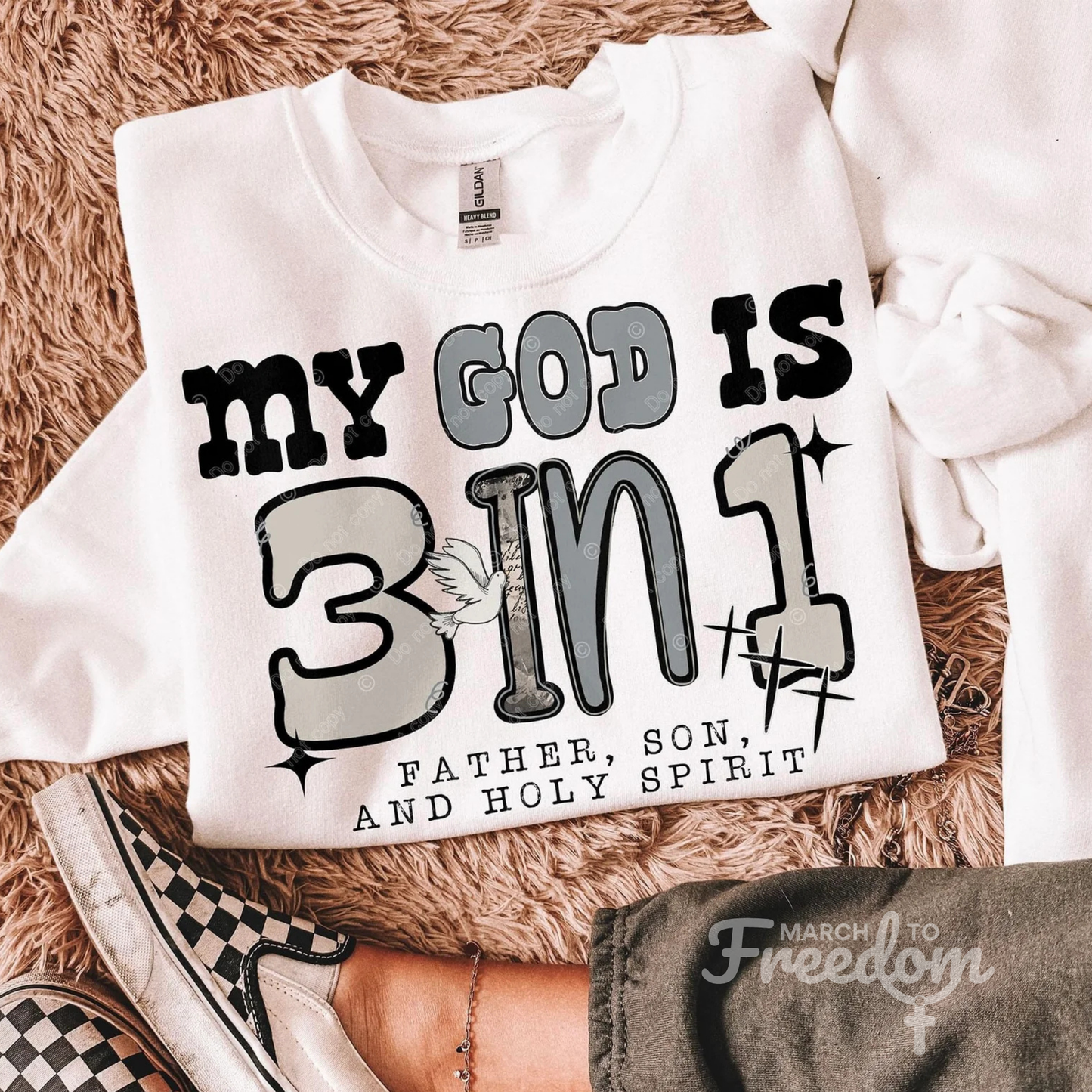 MTF259 - My God is 3 in 1 Father, Son, and Holy Spirit
